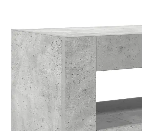 Kumode Betona Pelēka Inženieru Koks 116 X 30 X 75 Cm Vidaxl