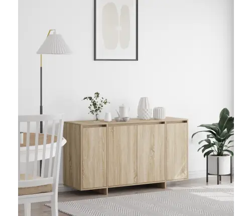 Ozola Kumode Sonoma Ozols Inženierijas Koks 135 X 41 X 75 Cm Vidaxl