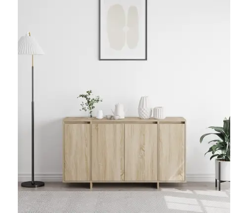 Ozola Kumode Sonoma Ozols Inženierijas Koks 135 X 41 X 75 Cm Vidaxl