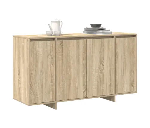 Ozola Kumode Sonoma Ozols Inženierijas Koks 135 X 41 X 75 Cm Vidaxl