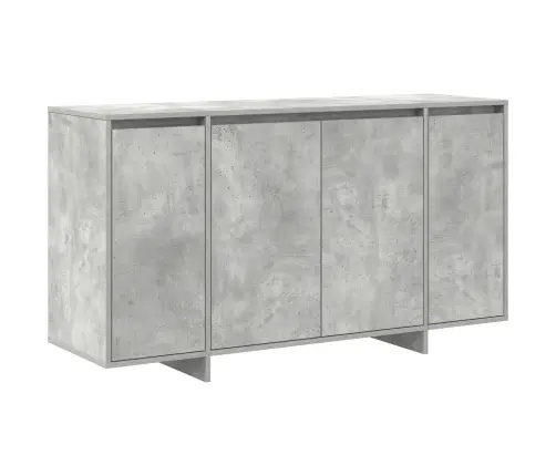 Betona Pelēks Sānu Galds Betona Pelēks Inženierijas Koks Vidaxl