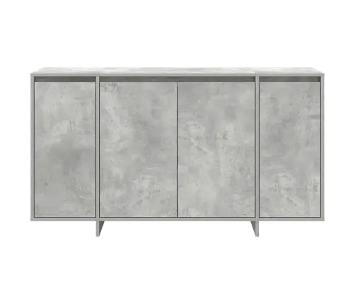 Betona Pelēks Sānu Galds Betona Pelēks Inženierijas Koks Vidaxl