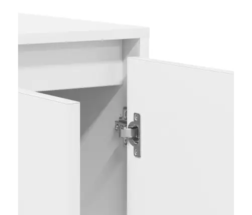 Baltais Kreikons Balts Inženierijas Koks 120 X 41 X 75 Cm Vidaxl