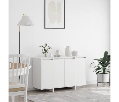 Baltais Kreikons Balts Inženierijas Koks 120 X 41 X 75 Cm Vidaxl