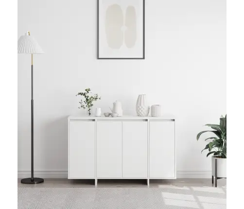 Baltais Kreikons Balts Inženierijas Koks 120 X 41 X 75 Cm Vidaxl