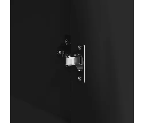 Bufete Melna 120X41X75 Cm Inženierijas Koks Vidaxl