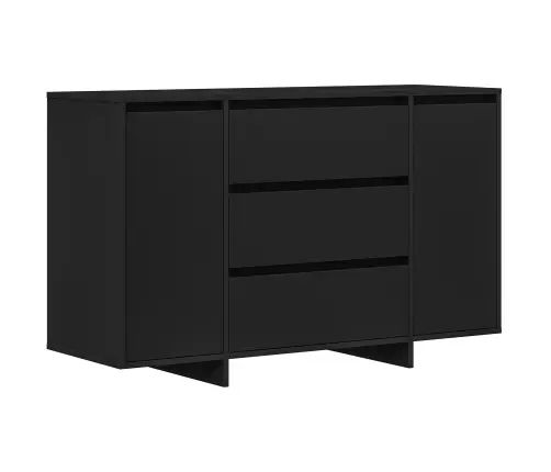 Bufete Melna 120X41X75 Cm Inženierijas Koks Vidaxl