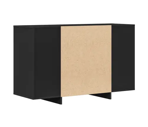 Bufete Melna 120X41X75 Cm Inženierijas Koks Vidaxl