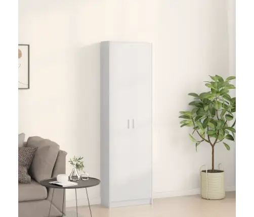 Skapis Balts 55X25X189 Cm Inženieru Koks Vidaxl