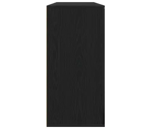 Sideboards 2 Gabali Melns Ozols 79X38X80 Cm Inženierijas Koks Vidaxl