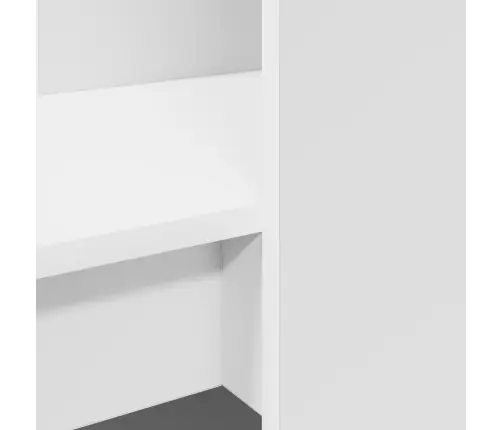 Galds Balts 122 X 67 X 145 Cm Inženieru Koks Un Šķembu Plāksne Vidaxl