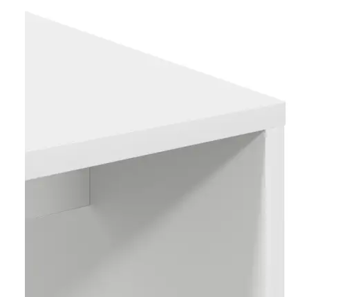 Galds Ar Uzglabāšanu Ar Plauktu 2 Pcs Balts 102 X 50 X 124 Cm Vidaxl