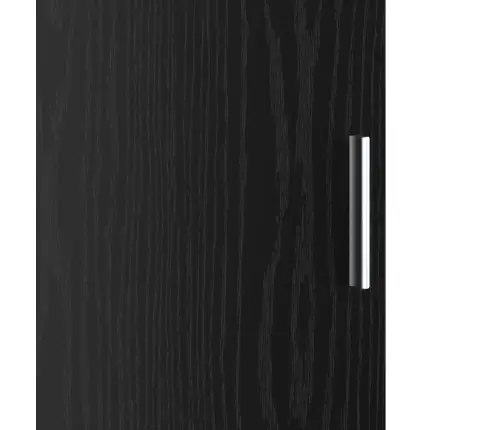 Galds Ar Uzglabāšanu 2 Pcs Melns Ozols 102 X 50 X 124 Cm Vidaxl