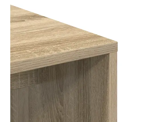 Galds Ar Uzglabāšanu 2 Pcs Sonoma Ozols 102 X 50 X 124 Cm Vidaxl