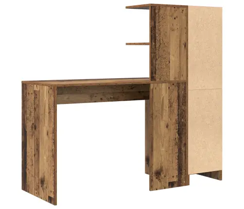 Galds Ar Uzglabāšanu 2 Pcs Vecs Koks 102 X 50 X 124 Cm Vidaxl