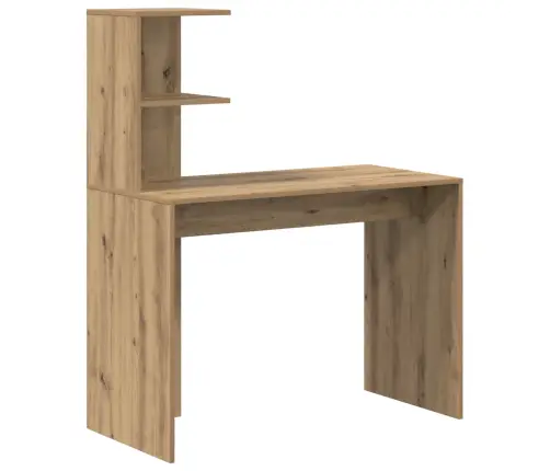 Galds Ar Uzglabāšanu 2 Pcs Amatnieku Ozola 102 X 50 X 124 Cm Vidaxl