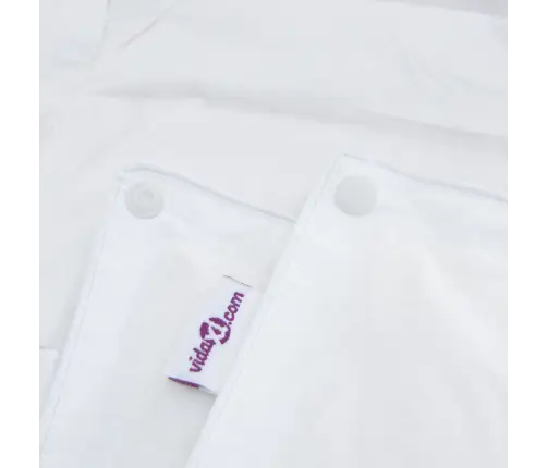 Antklodžių Rinkinys Su Pagalve 3 Pcs Balta Plunksna