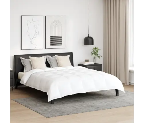 Antklodžių Rinkinys Su Pagalve 3 Pcs Balta Plunksna