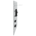 Laopink 3 Pcs Hall 150 X 1 X 80 Cm Pulbervärvitud Teras