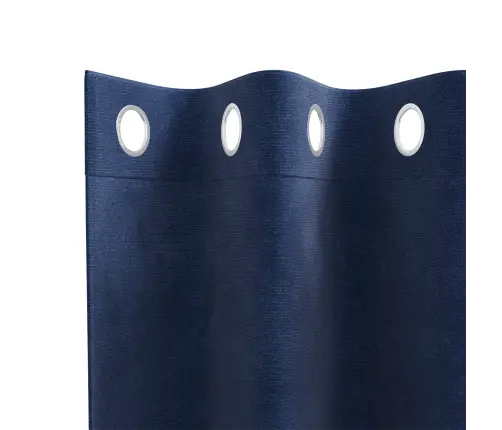 Melni Aizkari Ar Acīm 2 Gabali Tumši Zils Samts Vidaxl