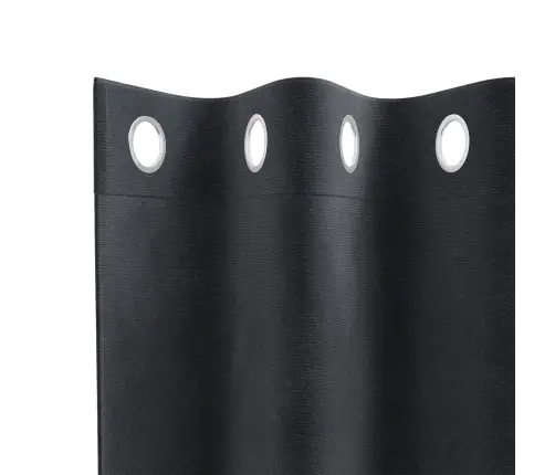 Užtemdymo Užuolaidos 2 Pcs Tamsiai Pilka 140 X 245 Cm Aksomas