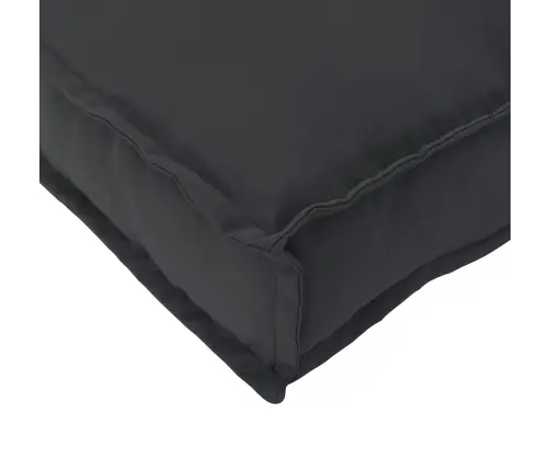 Pallet Pagalvių Rinkinys 2 Pcs Juoda 100 X 40 X 8 Cm