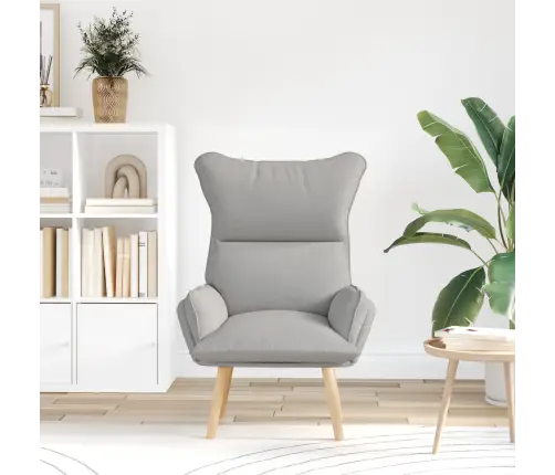 Relaksējošs Krēsls Mākoņu Pelēks 69 X 74 X 93 Cm Audums Vidaxl