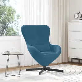 Olu Krēsls Zila 63 X 73 X 90 Cm Samts Vidaxl