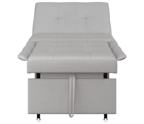 3-In-1 Dīvāns-Gulta Pelēkā Krāsā Vidaxl