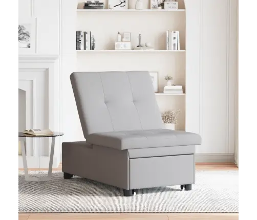 3-In-1 Dīvāns-Gulta Pelēkā Krāsā Vidaxl