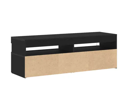Televizoriaus Spintelė Juoda 120 X 35 X 40 Cm Apdirbta Mediena
