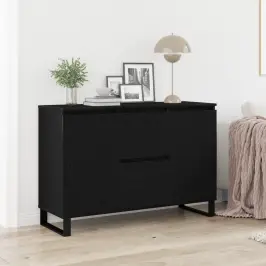 Puse Melns Ozols 101.5 X 35 X 70 Cm Inženierijas Koks Vidaxl