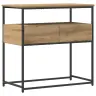 Konsoles Galds Artisan Oak 75X40X75 Cm Inženierijas Koks Un Tērauds Vidaxl