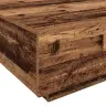 Kafijas Galdiņš Ar Led Gaismām, Vecs Koks, 85X55X31 Cm Vidaxl