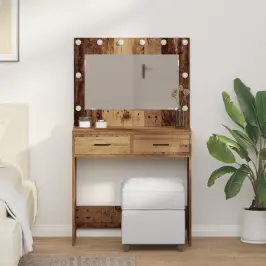 Grima Galds Vecs Koks 78.5 X 41 X 135 Cm Inženierijas Koks Vidaxl