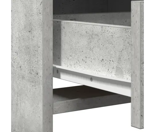 Kosmetinis Staliukas Su Stalčių Betono Pilka 50 X 41 X 135 Cm