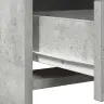 Kosmetinis Staliukas Su Stalčių Betono Pilka 50 X 41 X 135 Cm