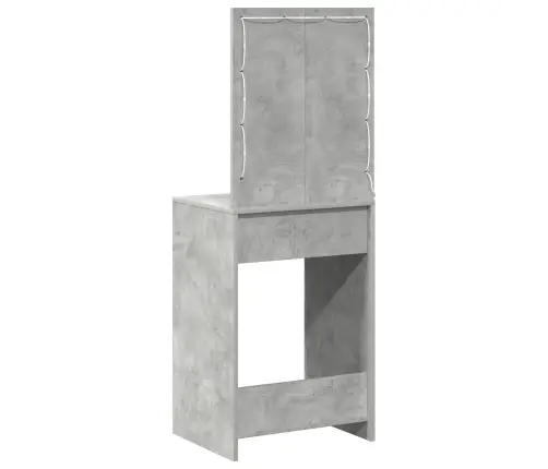 Kosmetinis Staliukas Su Stalčių Betono Pilka 50 X 41 X 135 Cm