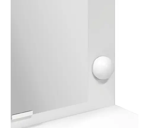 Balts Tualetes Galds Ar Led Gaismām - 100X41X135 Cm Vidaxl