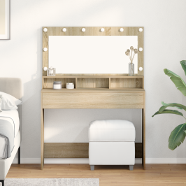 Grima Galdiņš Sonomas Ozola 100 X 41 X 135 Cm Inženierijas Koks Vidaxl