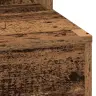 Tualetes Galdiņš Ar Led Gaismām - Vintage Koks - 100X41X135 Cm Vidaxl