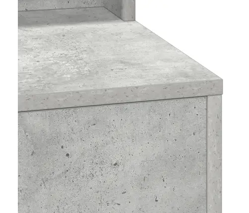 Meigilaud Riiuliga Betoonihall 50 X 41 X 135 Cm Tehispuit