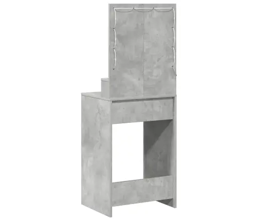 Meigilaud Riiuliga Betoonihall 50 X 41 X 135 Cm Tehispuit