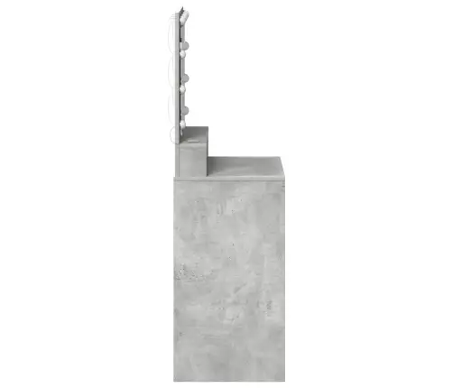 Meigilaud Riiuliga Betoonihall 50 X 41 X 135 Cm Tehispuit