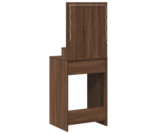 Meigilaud Riiuliga Pruun Tamme 50 X 41 X 135 Cm Tehispuit
