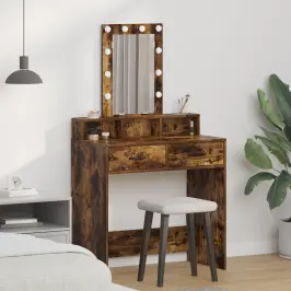 Dressing Galds Brūna 79 X 41 X 140 Cm Inženierijas Koks Vidaxl