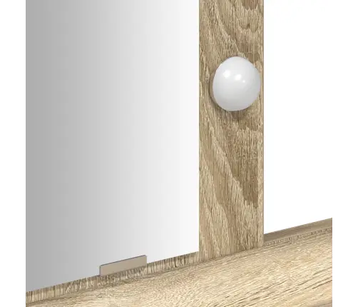 Makiažo Stalas Ruda 100 X 41 X 140 Cm Apdirbta Mediena