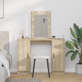 Dressing Galds Brūna 102 X 33 X 135 Cm Inženierijas Koks Vidaxl