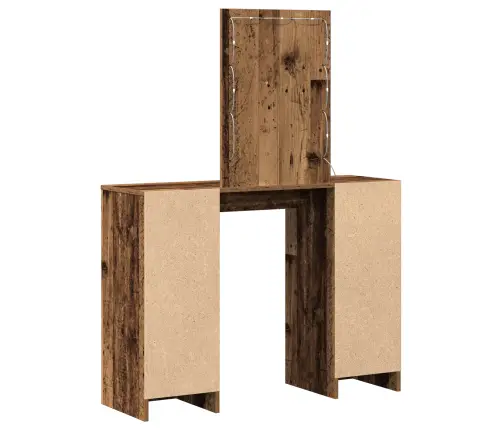 Riietumislaud Ladustamisega Pruun 102 X 33 X 135 Cm Tehispuit