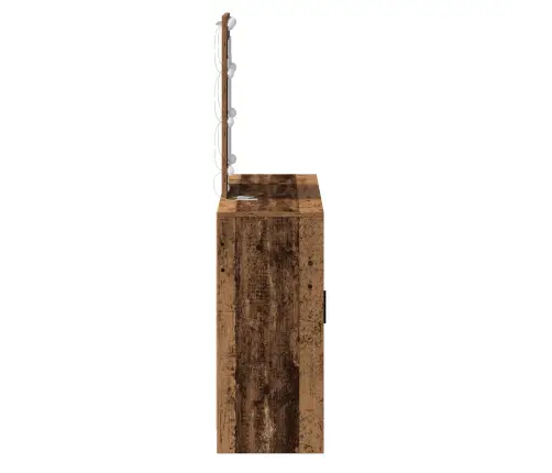 Riietumislaud Ladustamisega Pruun 102 X 33 X 135 Cm Tehispuit